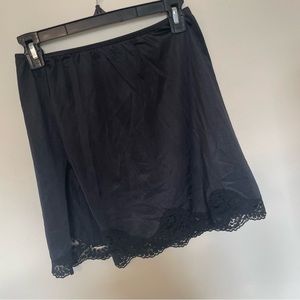 VINTAGE Thigh Slit Slip Skirt